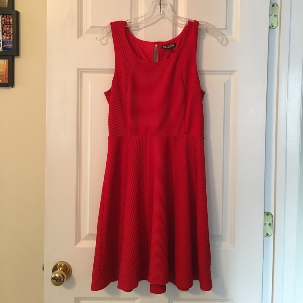 Red dress